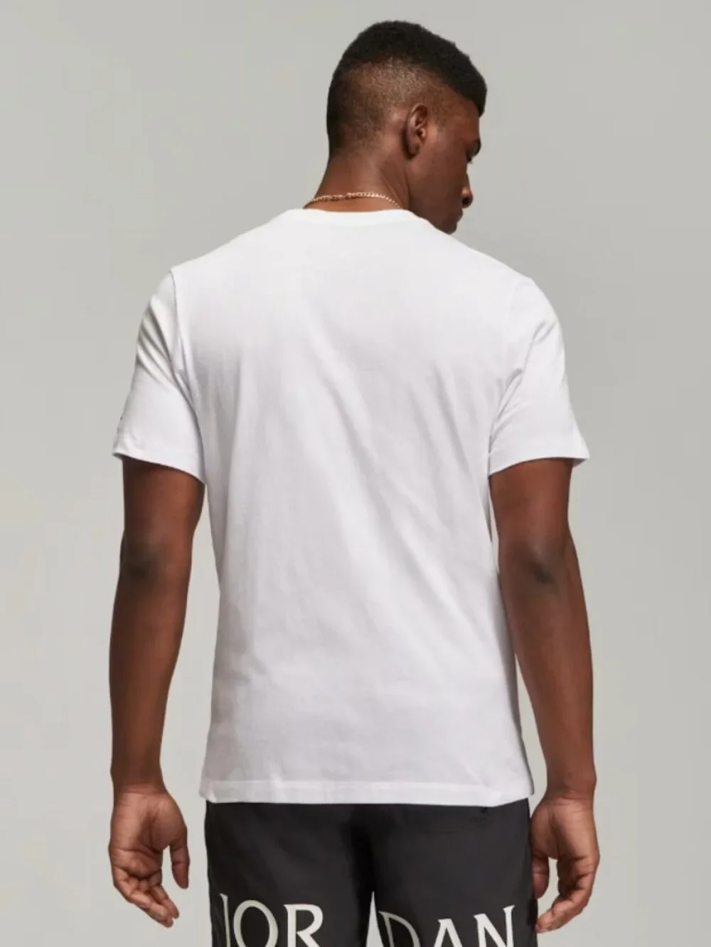 Jordan Air Men's T-Shirt All White Embroidered Jumpman